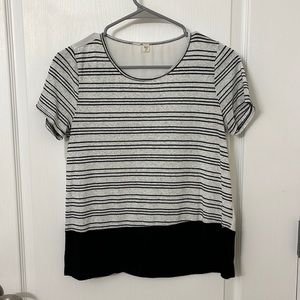 Black & White Striped Shirt